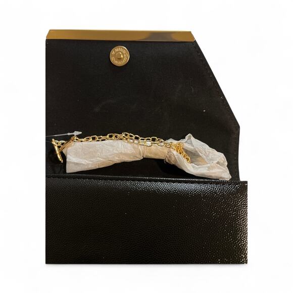 CXL BY Christian Lacroix Clutch Chain Purse Bag Black - Picture 7 of 8